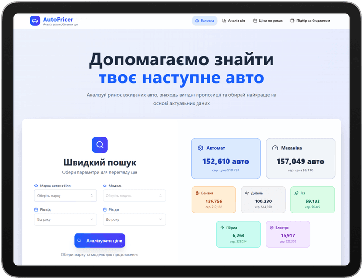 Ipad Preview of Autopricer