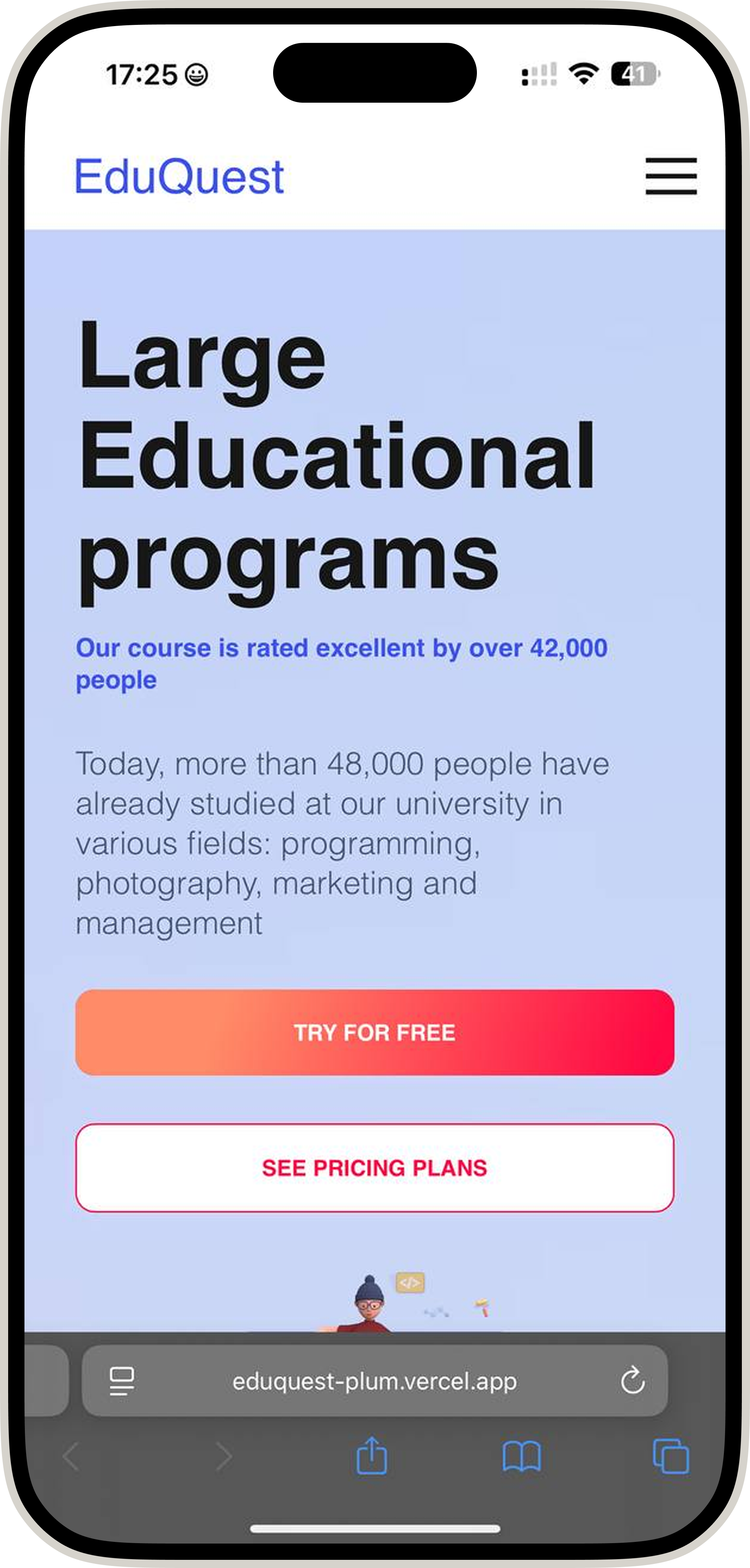 Iphone Preview of EduQuest